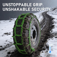 Cadenas de Camión de Acero Aleado CH Nuevas, Galvanizadas y Tratadas Térmicamente, de Alta Calidad, Cadena para Nieve de Tractor, Ancho de 235-255 mm