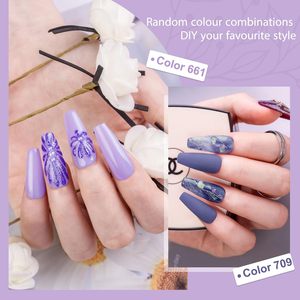 MOBRAY Esmalte em Gel UV Não Tóxico, Longa Duração, Livre de TPO e HEMA, 6 Cores, OEM ODM, Kit de Esmaltes para Unhas, Produtos de Beleza Feminina para Nail Art - Product Image 6