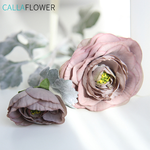 Fleurs Fête HomeWedding Décoration <span class=keywords><strong>Fleur</strong></span> De Soie Artificielle Ranunculus <span class=keywords><strong>Fleur</strong></span> - Product Image 4