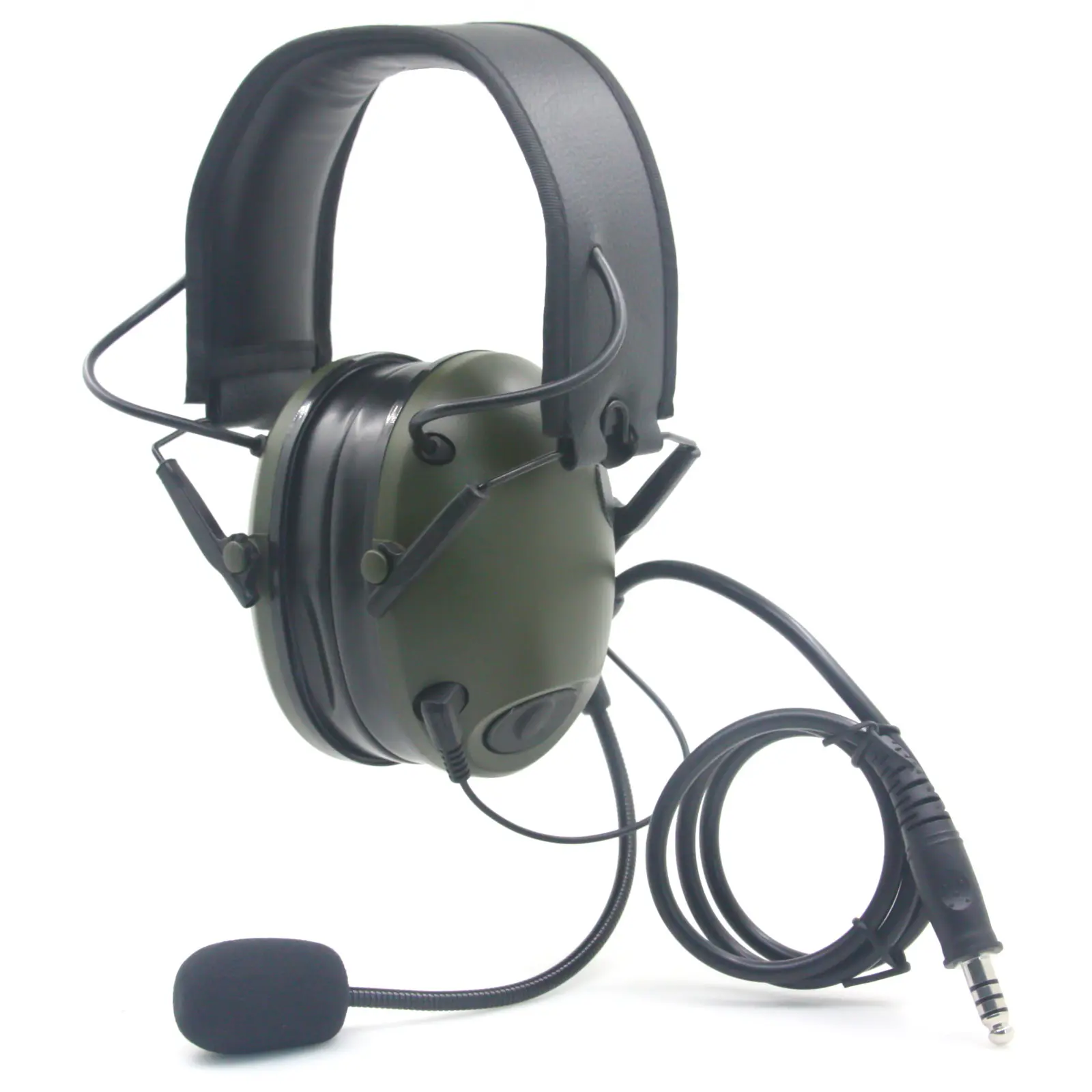 Equipamento tático de proteção auditiva para auriculares OEM GS122W5AA-H1