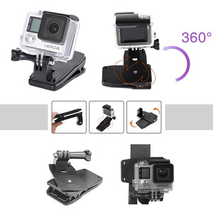 <span class=keywords><strong>Pince</strong></span> de sac à dos pour <span class=keywords><strong>Gopro</strong></span> <span class=keywords><strong>pince</strong></span> à dégagement rapide Clip de montage 360 degrés rotatif voyage pour <span class=keywords><strong>gopro</strong></span> 8 7 6 5 4 3 2 - Product Image 4