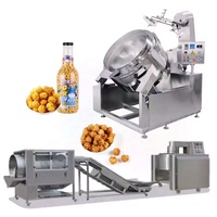 Chaîne de production de pop-corn automatique à gaz à grande capacité 2026 pour la fabrication de pop-corn caramélisé