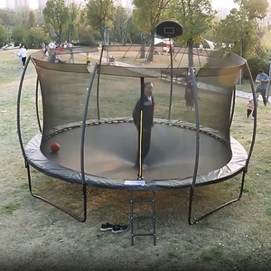 높은 어린이 탄력 침대 보호 그물 점프 침대 물 트램폴린 품질 트램폴린 야외 가정용 성인 - Product Image 6