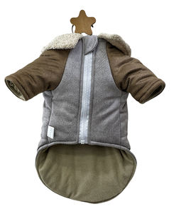 Manteau pour chien MOFFY en polyester, design classique moderne, toutes saisons, col rabattu, lavable, durable, respirant, blocs de couleur - Product Image 5