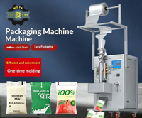 Machine d'emballage de sachets liquides professionnelle Y-500, 500 ml, pneumatique, pour détergent, sauce, boisson, machine de mise en sachet à scellage arrière