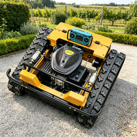 Vente directe d'usine Tondeuse à gazon portable Tondeuse à gazon télécommandée à vendre Tondeuse à gazon robotisée chinoise Idéale pour les pelouses résidentielles