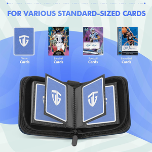 <span class=keywords><strong>Mini</strong></span> classeur portable à 1 pochette pour cartes, <span class=keywords><strong>mini</strong></span> porte-cartes pour cartes de collection standard, y compris les cartes TCG - Product Image 2