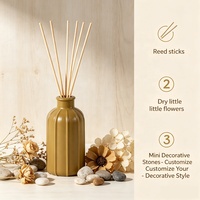 Diffuseur de parfum en céramique de haute qualité, écologique, avec texture mate, style nordique moderne, décoration d'intérieur, bouteille de diffuseur de parfum à roseaux YBH