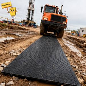 Tapis de sol composites en UHMWPE et HDPE noirs, offrant une résistance supérieure à l'usure et une longue durée de <span class=keywords><strong>vie</strong></span> pour les sites de forage - Product Image 5