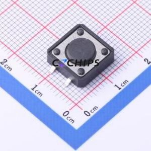 TS-KG1103S-BB45F Tactile Switch SMD Switch Single Pole Single Throw Round Button 2.5N Vertical Mount - Product Image 1
