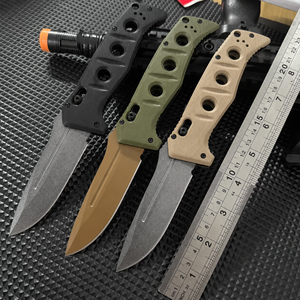 <span class=keywords><strong>Cuchillo</strong></span> de bolsillo BM 2750 D2 con hoja abatible, mango G10 con textura 3D, <span class=keywords><strong>cuchillo</strong></span> plegable táctico para todo tipo de clima, herramienta EDC de supervivencia al aire libre - Product Image 6
