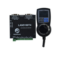 Placa controladora Ethernet CNC de 4 ejes LAN5160T4 con controladores de motor paso a paso integrados en una sola placa compacta