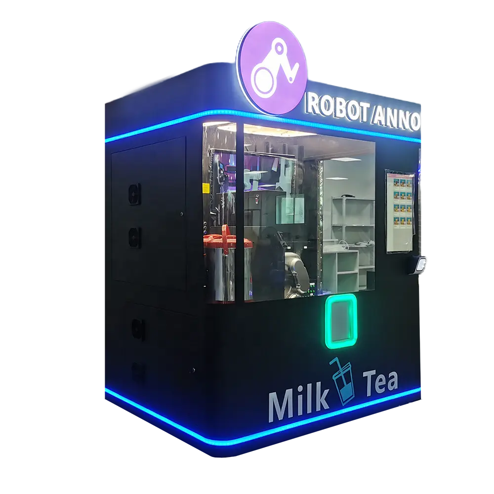 Robot Coffee Milk Tea Vending Machine Kiosk