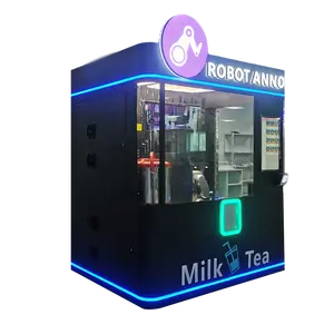 Robot Coffee Milk Tea Vending Machine Kiosk