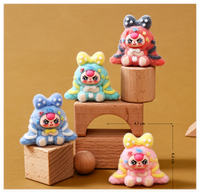 Figurines d'ornement 3D Fariy, miniatures de jardin, décoration de la maison, jouets pour enfants, figurine de lapin en peluche, bricolage, boîte mystère surprise porte-bonheur