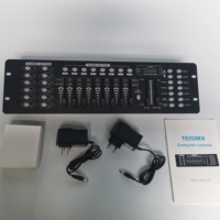 Console de contrôle d'éclairage DMX512 192 canaux pour éclairage de scène, DJ, club, événement