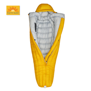Alpine Guest Ultralight 95% 850fp Saco de dormir con relleno de plumón de pato para acampar al aire libre clima frío para dormir - Product Image 3