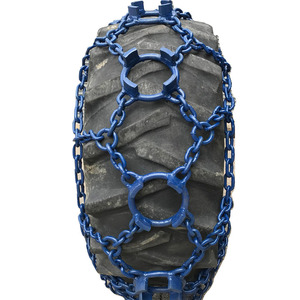 Chaîne de pneu à double goujons soudés, en acier 20Mn2/20CrMnTi, noire, pour skidder, fournie directement par l'usine - Product Image 6