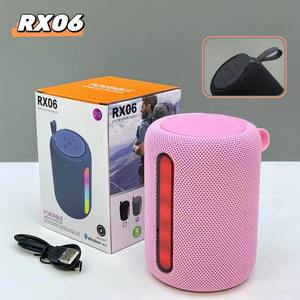 Altavoz Inalámbrico Portátil LED OEM RX06 de 5W con Bajos, Mini Altavoces para Exteriores, Sistema de Iluminación RGB con Subwoofer y Sonido Estéreo con <span class=keywords><strong>FM</strong></span> - Product Image 1