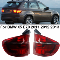 Feu arrière droit CROCS à LED avec clignotant, lampe de remplacement en ABS pour BMW X5 E70 2011-2013