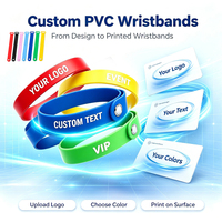 Bracelet de sport personnalisé en PVC imperméable gaufré, avec logo imprimé durable, pour événements de course (marathon), identification, ajustable, fermeture à pression, expédition rapide