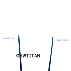 QSWTITAN Micro spatola dissettori Micro Curette microscopico coltello per neurochirurgia strumenti titanio - Product Image 4