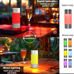 <span class=keywords><strong>Bar</strong></span> RGB Sạc Di Động Không Dây Tâm Trạng Bữa Ăn Tối <span class=keywords><strong>LED</strong></span> Nhà Hàng Sang Trọng <span class=keywords><strong>Bar</strong></span> Không Dây Bồi Bàn Cuộc Gọi Ánh Sáng Tín Hiệu Lật Bảng Đèn - Product Image 3