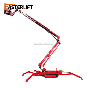 Piattaforma Elevatrice Cingolata Elettrica FASTER LIFT con Altezza Massima della Piattaforma di 18,39m, Tavolo 900x700/1200x800mm, Design Compatto per Minimizzare le Dimensioni - Product Image 5