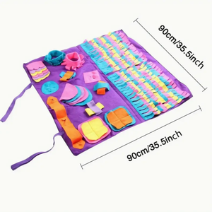Alfombrilla para perros Siffing Grey Toy Puzle Snufle Toys Chips Sufle Snuffle Pad Christmas Crrot 2024 Alfombra Ofative Perro Lik Sifing - Product Image 2