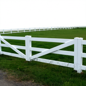 Clôture de <span class=keywords><strong>cheval</strong></span> en plastique PVC, poids léger durable, 3 rails personnalisés, enclos de ferme de <span class=keywords><strong>cheval</strong></span>, enclos, ranch, Offre Spéciale d'usine <span class=keywords><strong>blanc</strong></span> - Product Image 1