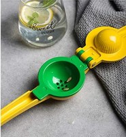 Presse-fruits en métal de qualité supérieure 2 en 1 double couche en alliage d'aluminium presse-citron portable presse-citron vert manuel presse-agrumes