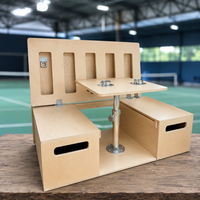 Ensemble table et banc pliants pour camping-car, meubles modulaires pour économiser de l'espace à l'intérieur du véhicule, installation facile