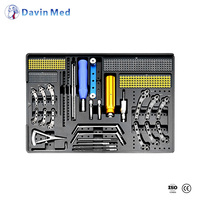 Kit TPLO manuel multi-axial en aluminium 2.7/3.5 pour la réparation des ligaments croisés antérieurs du genou chez chiens et chats, pour chirurgie de classe III, qualité supérieure