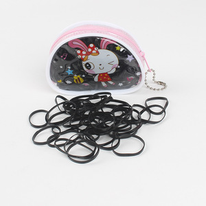 LTT1269 Diadema de Flores para Niñas, Lazos para el Cabello, Bonitos Lazos Elásticos de Dibujos Animados, Coletero para Niñas con <span class=keywords><strong>Monedero</strong></span> con Cremallera - Product Image 3