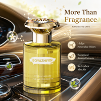 Désodorisant Voiture & Maison 120ml Parfum Osmanthus Doux Bouteille en Verre Écologique Neutraliseur d'Odeurs Longue Durée Sûr pour Enfants et Animaux