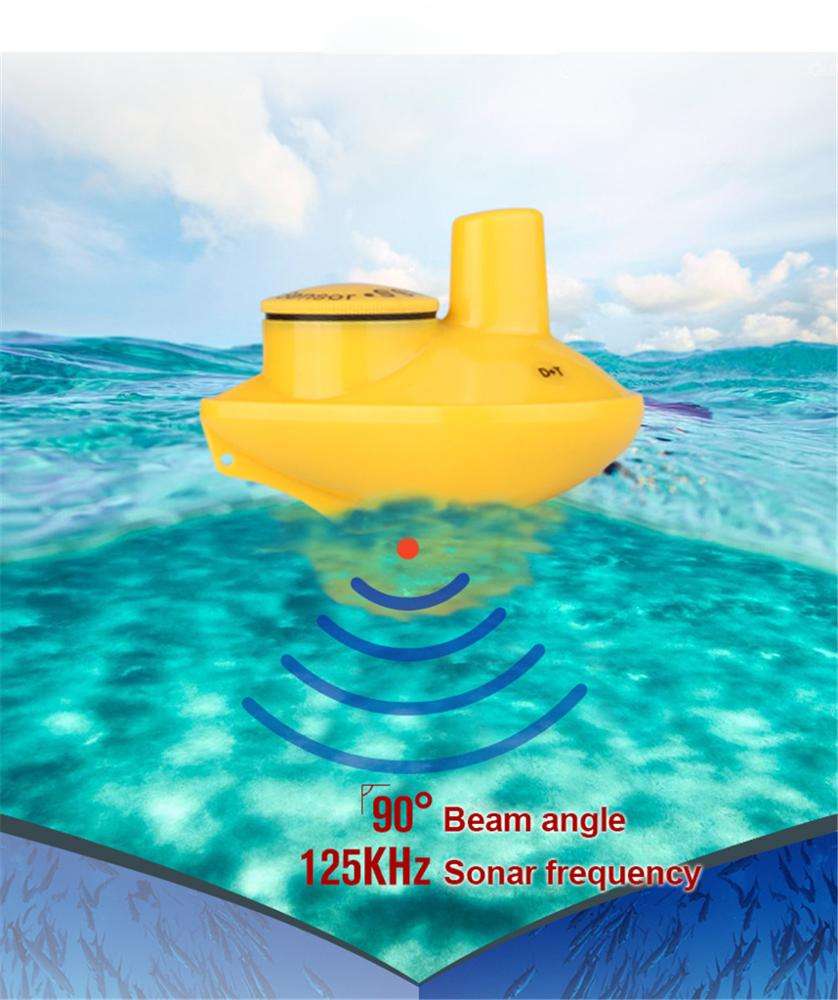 Leqi-Reloj tipo buscador de peces, sonar inalámbrico, detector visual de  pesca hd, inteligente, resistente al agua, equipo de pesca