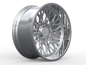 Jantes Forgex <span class=keywords><strong>CREDO</strong></span> forgées, polies, à rebord profond, chromées, en alliage forgé pour camion Ford Silverado 1500 2500 3500 Ram 8x165.1 8x180 - Product Image 2