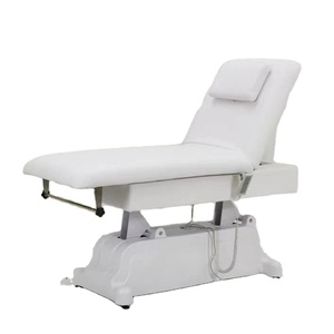 Kisen White Electric Luxury Wide Spa Massage <b>Bed</b> Table Customization Facial Beauty Salon Lash <b>Bed</b> for Salon Beauty - Product Image 1