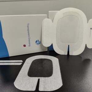 สติกเกอร์ยึดเข็มฉีดยาแบบใสขายดีที่สุด แผ่นปิดแผลแบบมีกาวสำหรับดูแลแผล แผ่นปิดแผลสำหรับยึดสายแคนนูลา ได้รับมาตรฐาน CE - Product Image 2