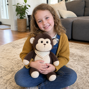 Factory Custom Kawaii <strong>Monkey</strong> Plush Stuffed Cartoon Animal Toys Fuzzy Colorful Fabric Support Personal IP Plushie Customized - Product Image 4