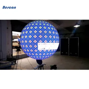 A todo Color de 360 grados led bola pantalla Led Video esfera pantalla/esfera pantalla completa Esfera de color led de bola
