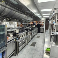 Équipement de restauration occidental professionnel et conception de cuisine de restaurant pour projet hôtelier
