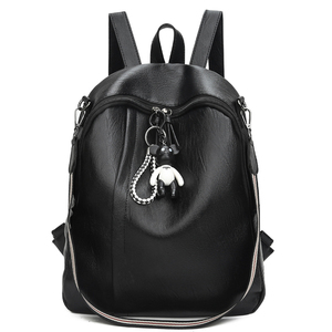 Wholesale Women Pu Leather <strong>Backpack</strong> Custom Fashion Stock <strong>Lady</strong> <strong>Backpack</strong> for Girls - Product Image 2