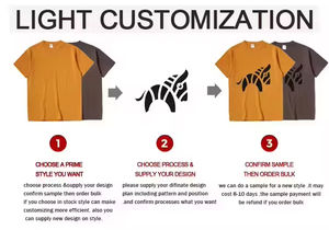 T-shirts unis vierges de haute qualité vêtements pour hommes Streetwear t-shirts personnalisés grande taille 100% coton t-shirts pour hommes - Product Image 4