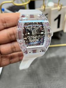 Nuevo Reloj Deportivo Tourbillon de Alta Gama con Caja Transparente y Movimiento Mecánico de Primera Calidad - Product Image 5