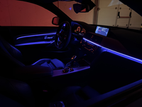 Kit de Luces LED Ambientales para Auto de 64 Colores para BMW Serie 4 Coupé F32 M4 F82/F83, Accesorios de Iluminación Interior para Molduras de Puerta, OEM