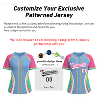 Camiseta de Béisbol Personalizada Unisex, Talla Grande, Estilo Urbano, Sublimada, Uniforme de Equipo Colorido, Venta al Por Mayor, MOQ Bajo, Diseño Gratuito, Envío Rápido