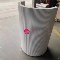 Bureau de réception demi-rond Yicheng Beauty, design en forme d'arche, petit bureau de réception semi-circulaire pour bureau