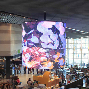 Pushunled grand angle de vision H140/V120 écran LED <span class=keywords><strong>transparent</strong></span> fixe 800cd/m² luminosité pour installation dans le hall intérieur - Product Image 4