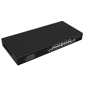 16-Port 10/100/1000T 802.3at PoE+ 2-Port Gigabit TP/SFP Combo Managed Switch
